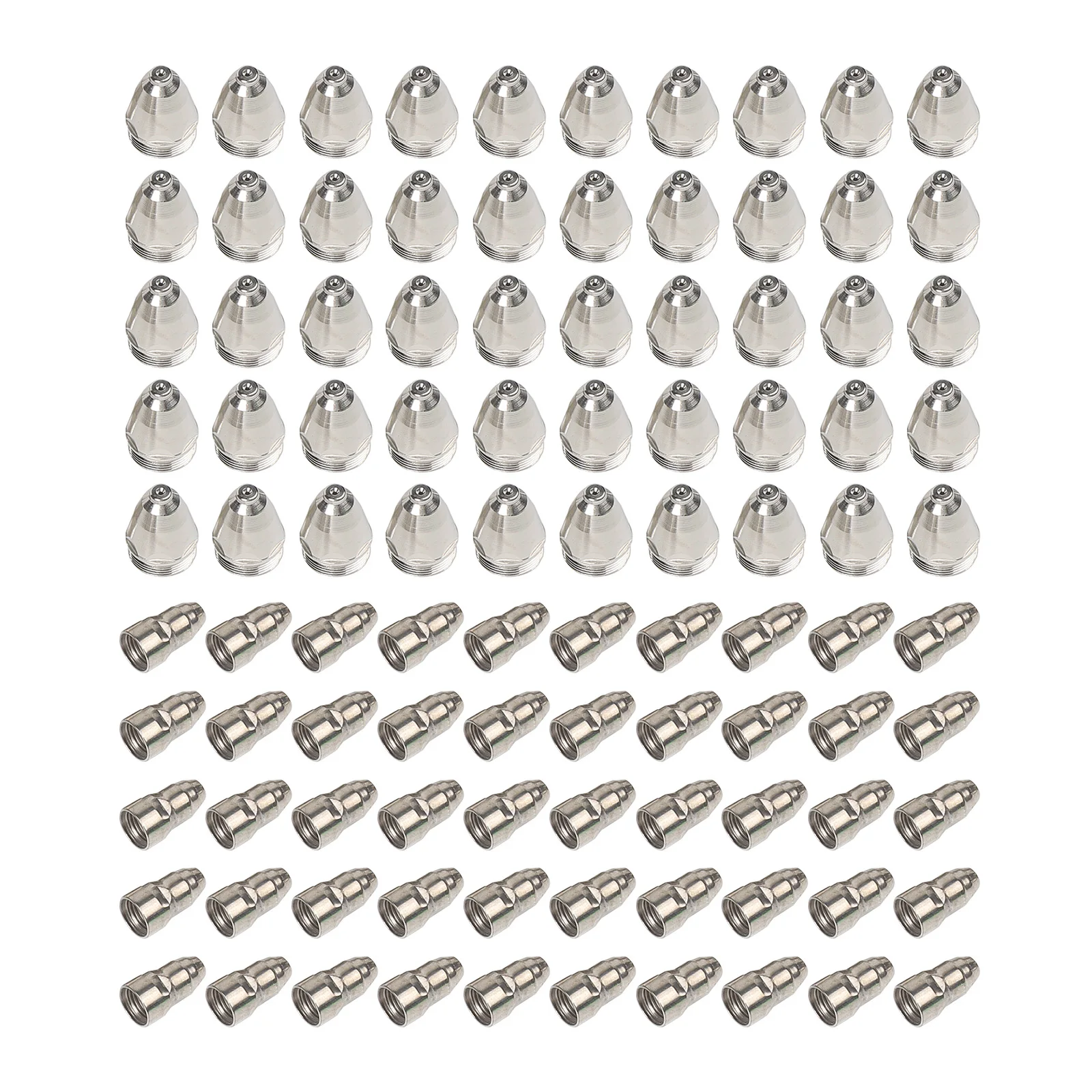 

High Conductivity Electrode Plasma Nozzle Cutter Nozzle Aperture 1.1mm Plasma Cutting Consumables Compatible With CUT-100