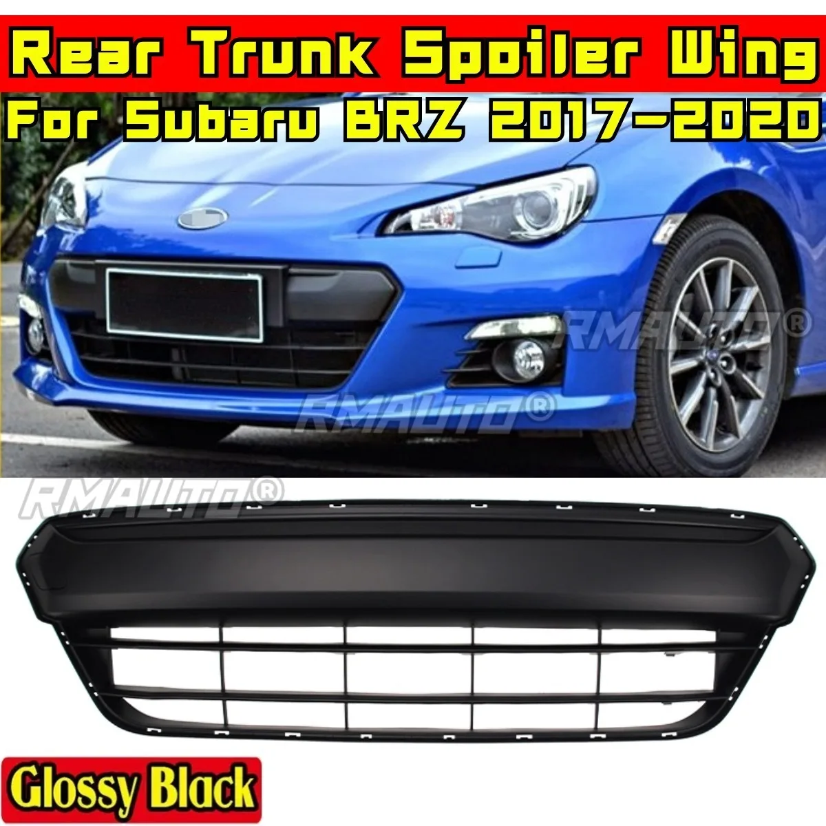 Racing Grille Compatible with Subaru BRZ 2017-2020 Body Kit Front Bumper Grill Grills Car Accessories