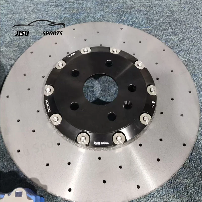 For OEM Upgrade Front Carbon Ceramic Disc Long Fiber Brake Discs 390MM CCB for 2020 ZL1 Camaro Z06