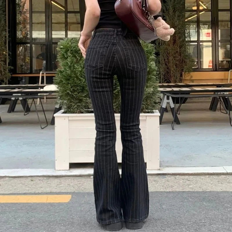 سراويل هاراجوكو المستقيمة على الموضة الكورية سراويل منخفضة الارتفاع برباط على الموضة الكورية ملابس الشارع الشهير فضفاضة غير رسمية للنساء 2026 #4