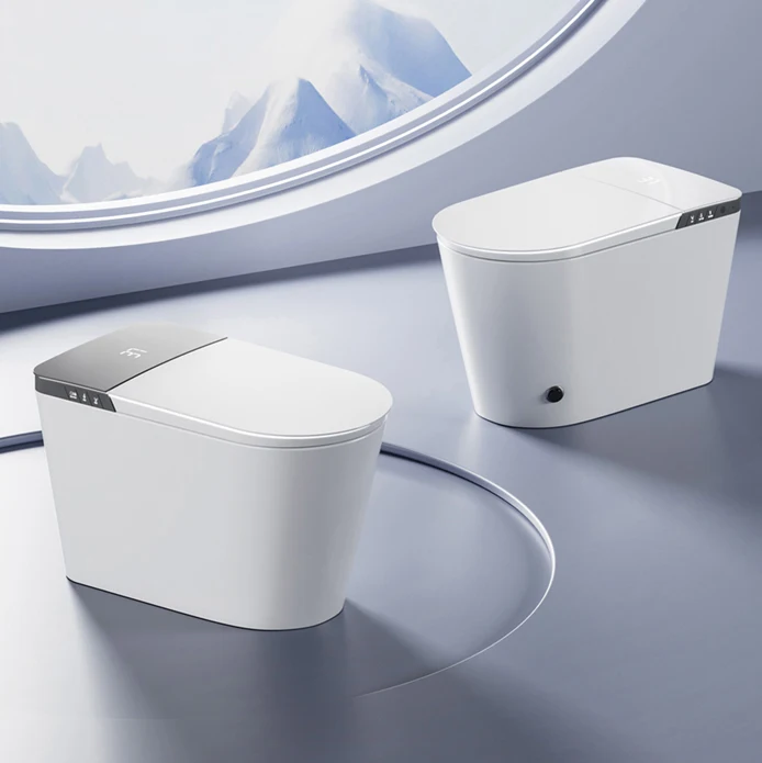 New modern automatic sanitary ware auto open flush intelligent wc commode bidet toilet bathroom wc smart toilet