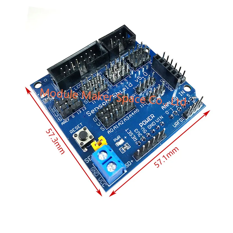 Sensor Shield V5.0 Sensor Expansion Board for UNO MEGA R3 V5 for Arduino Electronic Building Blocks of Robot Parts
