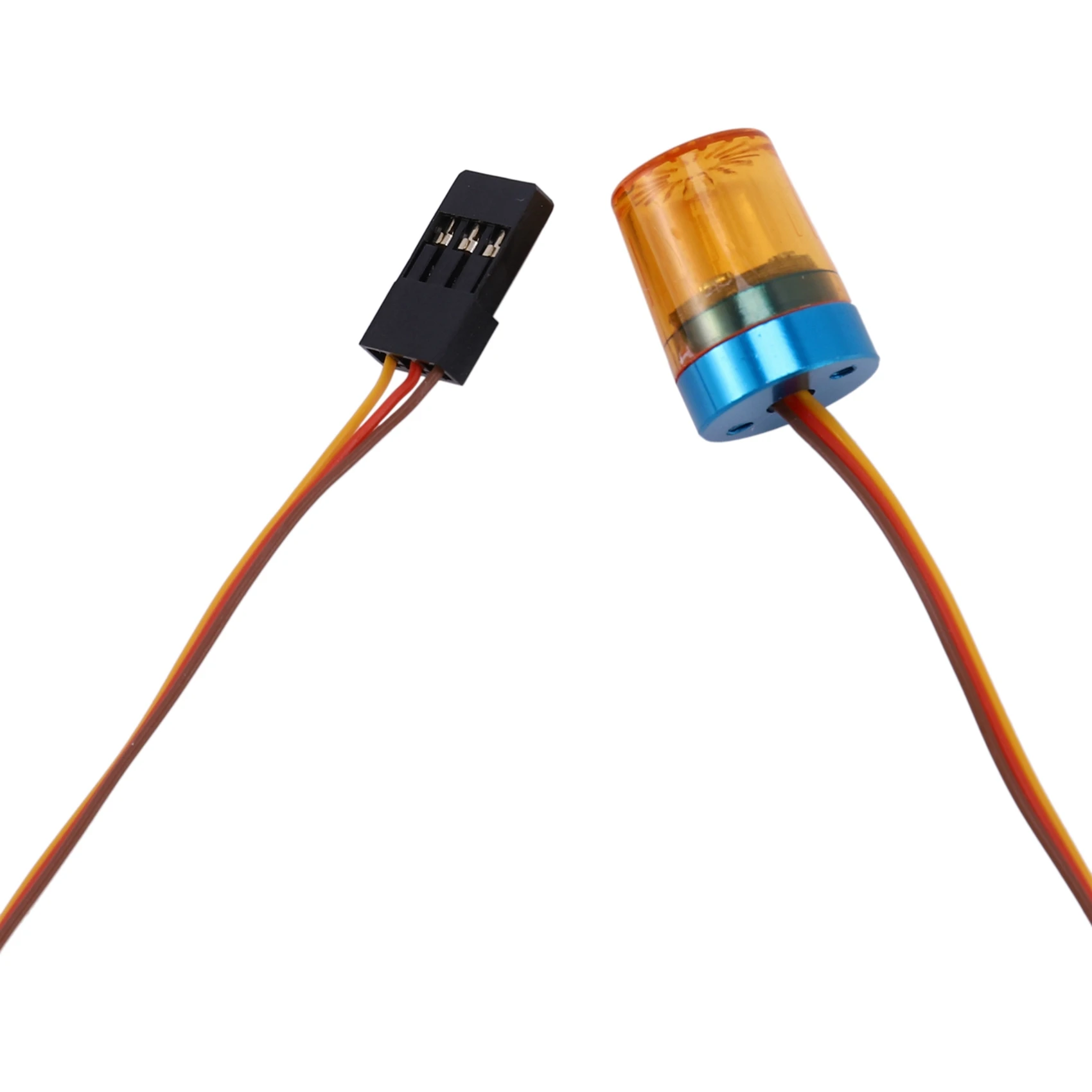 A003 2X Lampada LED multifunzione Strobing-Blasting/Lampeggiante/Luce rotante per 1/10 RC Modello di auto 1:14 Tamiya Trattore RC Truck