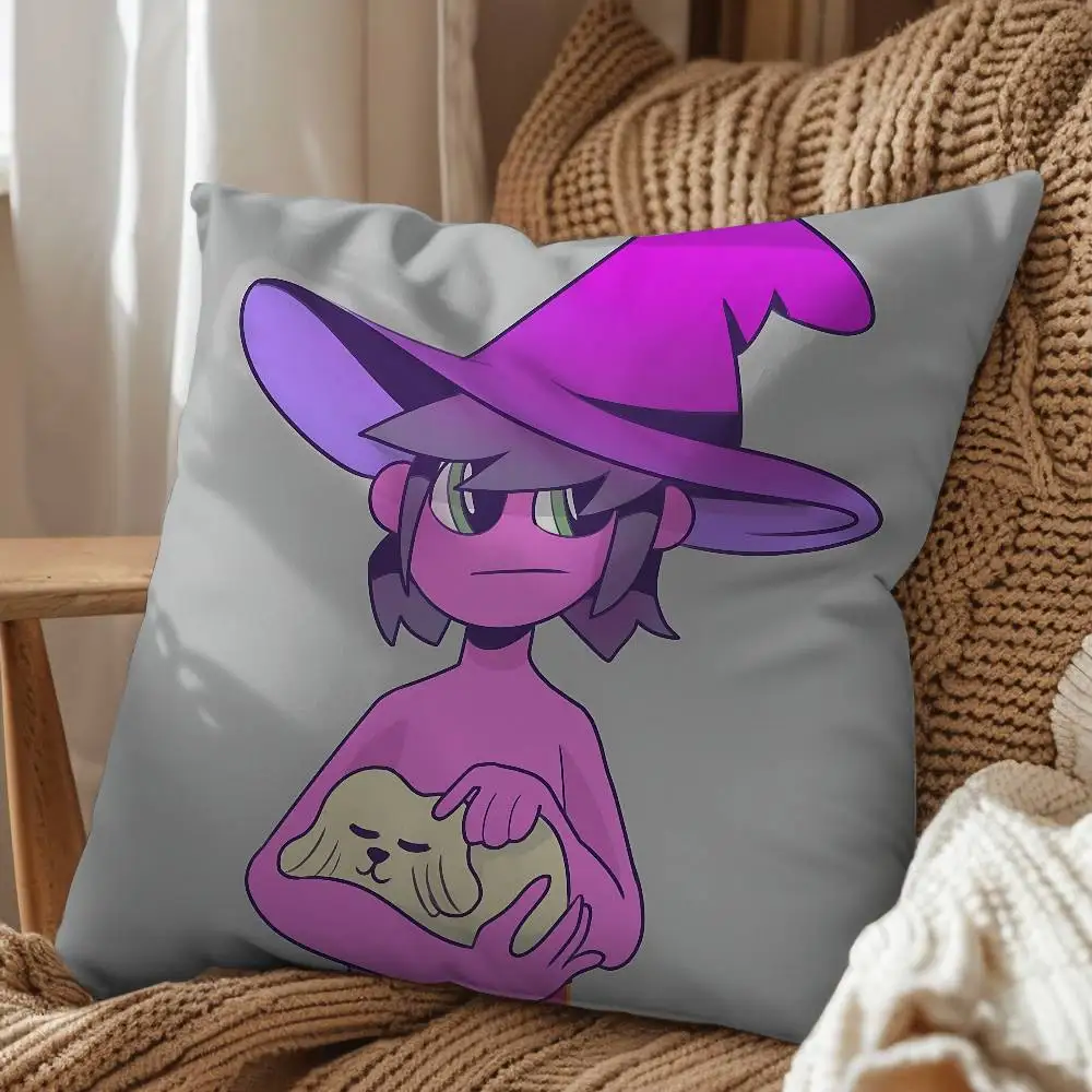 Clancy Gilroy Midnight Gospel Pillow Case Square Double-Sided Printing Short Plush Sofa Cushion Cover Bedroom Bedside Pillow
