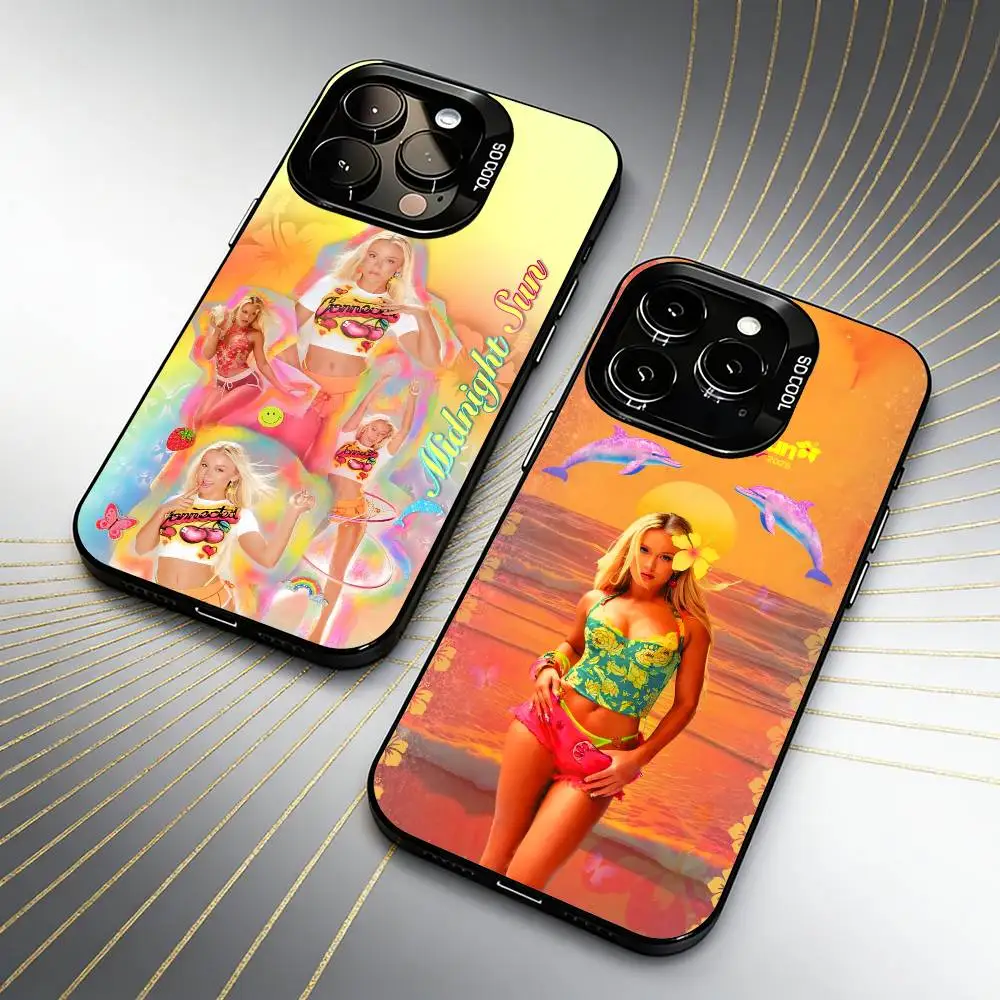 

Midnight Sun Z-Zara L-Larsson Phone Case For iPhone 16 17 15 14 12 13 Pro Max Black Color Shockproof Cover