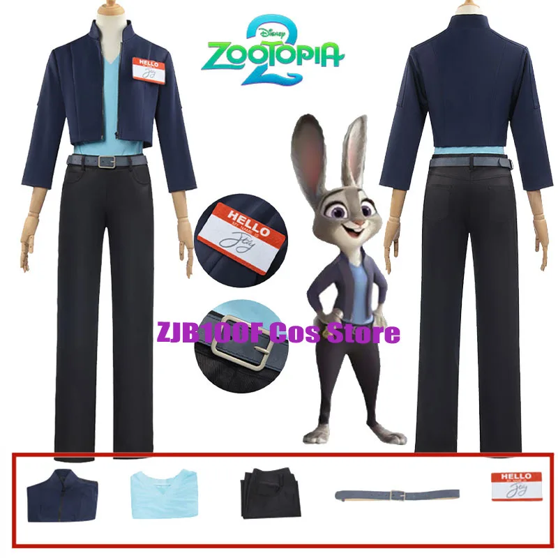 

Season 2 Police Judy Cospaly Costume Anime police officer Judi Uniform Suit Halloween Party RolePlay Outfit for Woman Girl