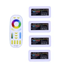 CCT RGB RGBW RGBCCT 단일 색상 Mi 라이트 박스 LED 색 온도 조절 컨트롤러, 4 존 2.4G RF 와이파이 원격 제어 스마트