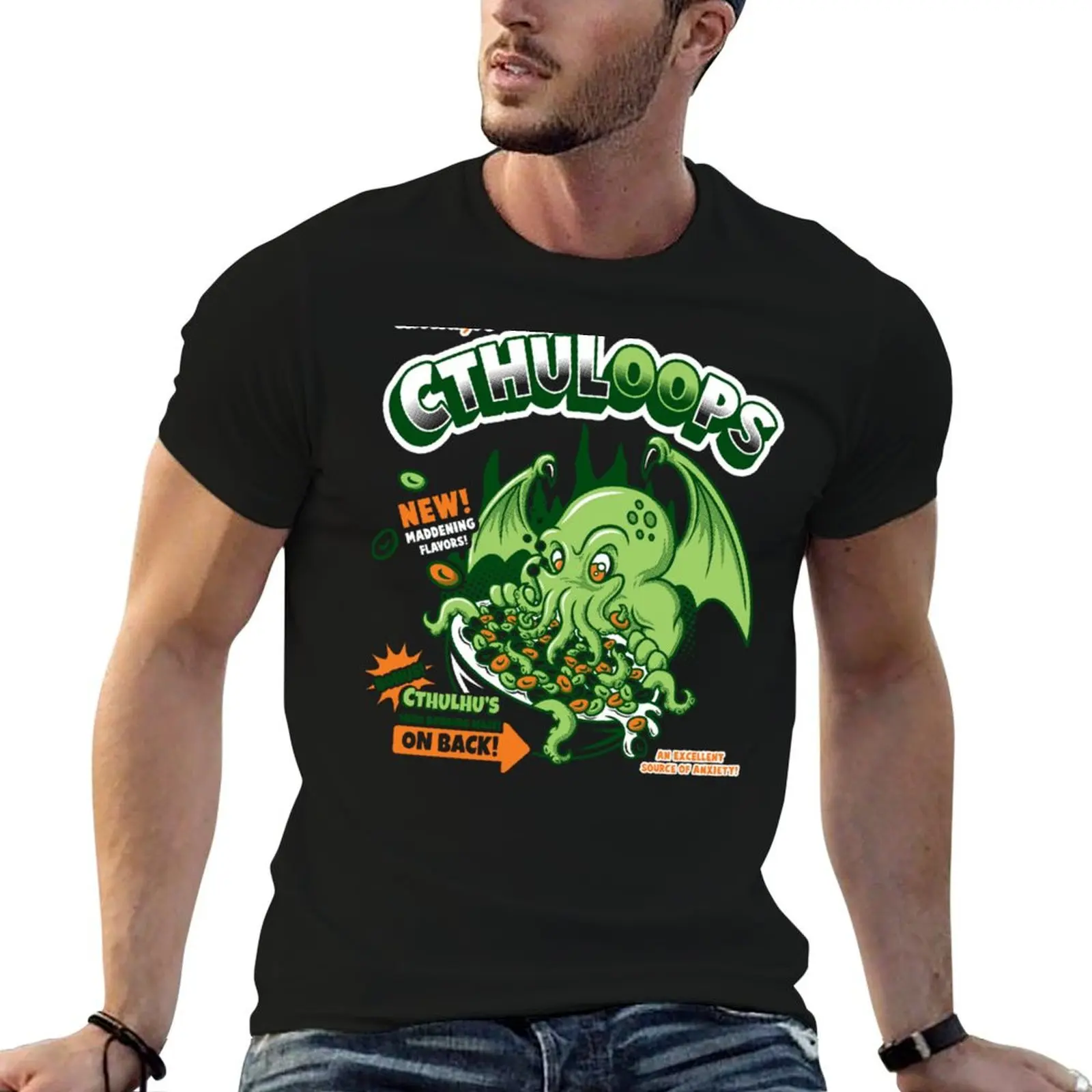 Cthuloops! All New Flavors! T-Shirt boys animal print blanks summer top sports fans mens graphic t-shirts hip hop