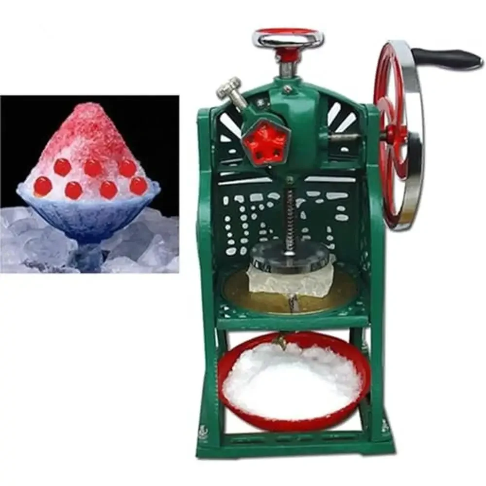 Efficient Snow Ice Shaver Machine Compact Vertical Design Fast Ice Crushing