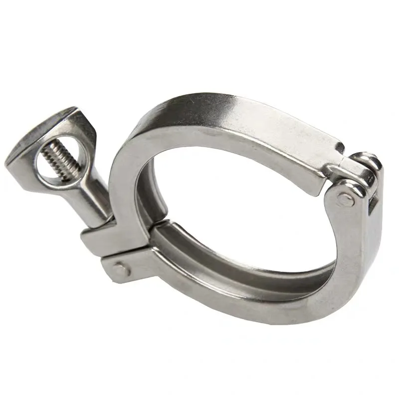 

NEW 1.5" - 2" 3PCS 5PCS 10PCS 304 Stainless Steel Sanitary Fitting Clamp For Homebrew Diary Product
