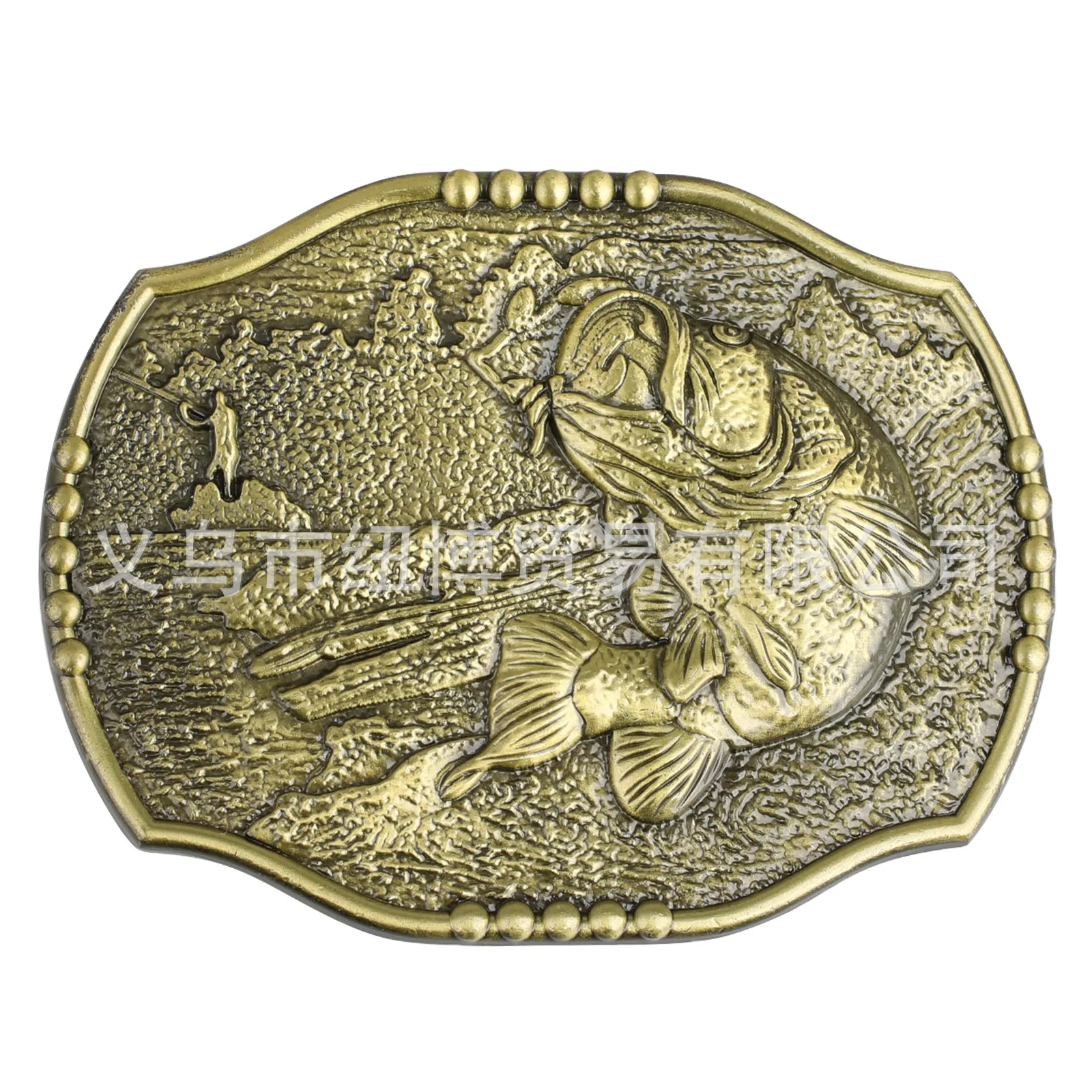 

Пряжка ремня Grouper YonbaoDY K430 «Я надеюсь в один день, рыбалка на море»