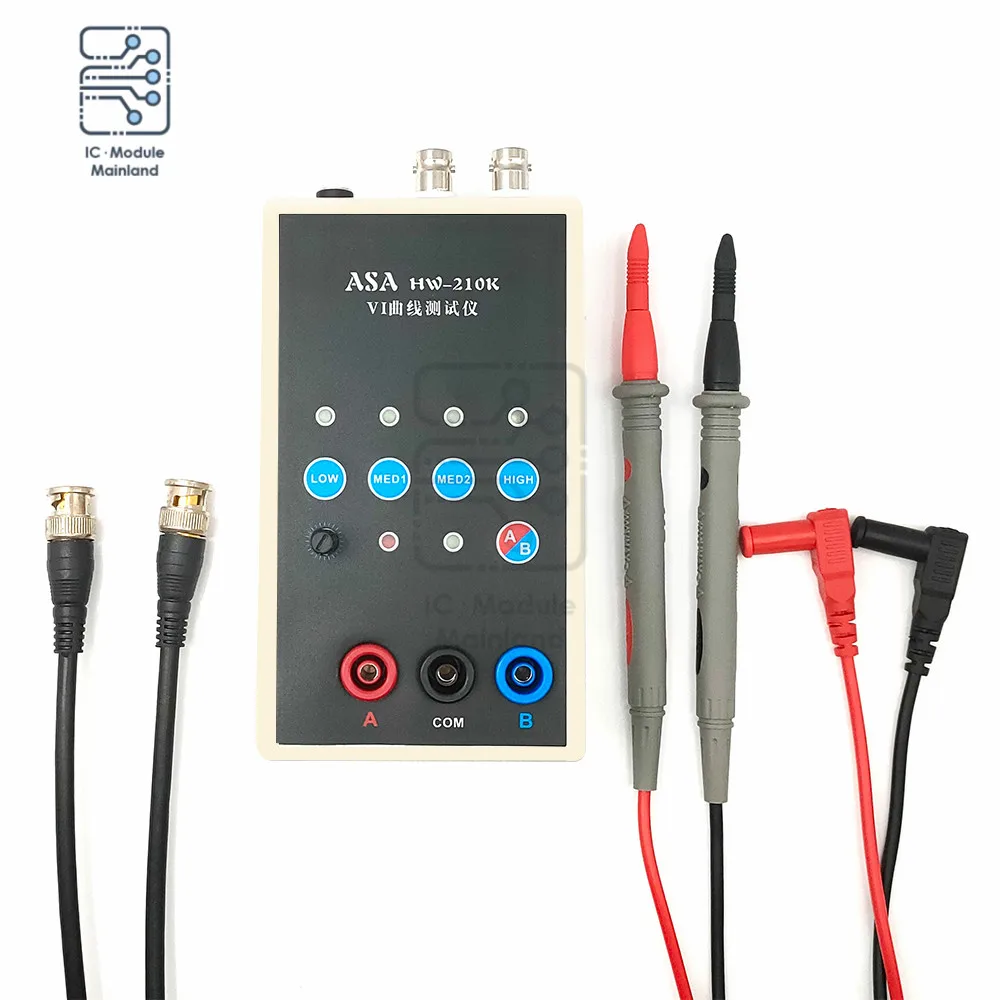 HW-210K Dual Channel VI Curve Tester Circuit Board Online Testing ASA Tester 4-speed Adjustable Frequency AC Speed