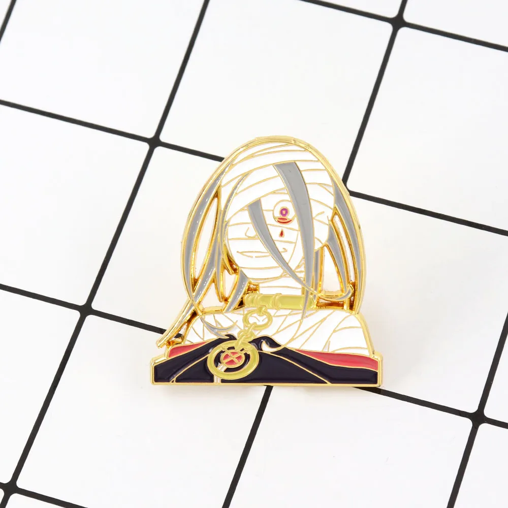 Anime Re ZERO começando la vida en otro mundo Sirius Romanée-Conti Cosplay disfraz insignia Pin mochila colgante broche de Metal Prop