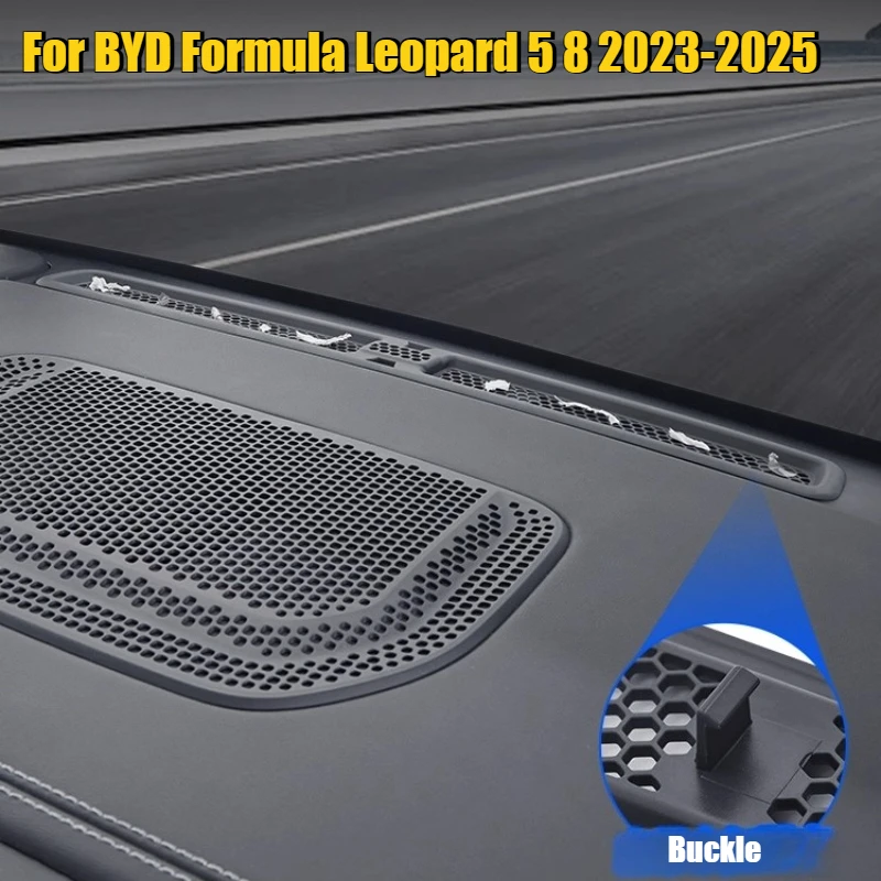 

For BYD Formula Leopard 5 8 2023-2025 Instrument Panel Out of Trend Dust Protective Cover Dashboard Air Outlet Panel Protector