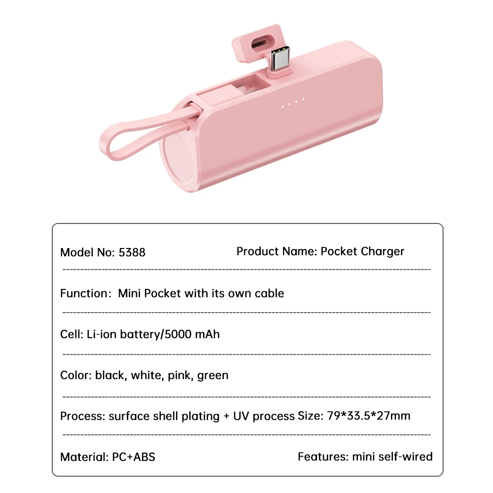 No Soldering 1 Cell 18650/21700 Battery DIY Case For Apple/Type-C 18650 Battery Case DIY Rechargeable Mobile Power Case