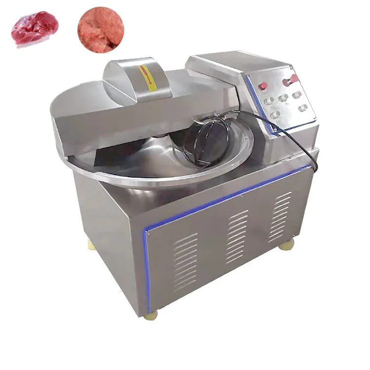 Multi functional 20L/40L industrial vegetable cutting machine, automatic sausage and meat bowl cutting machine, 40L