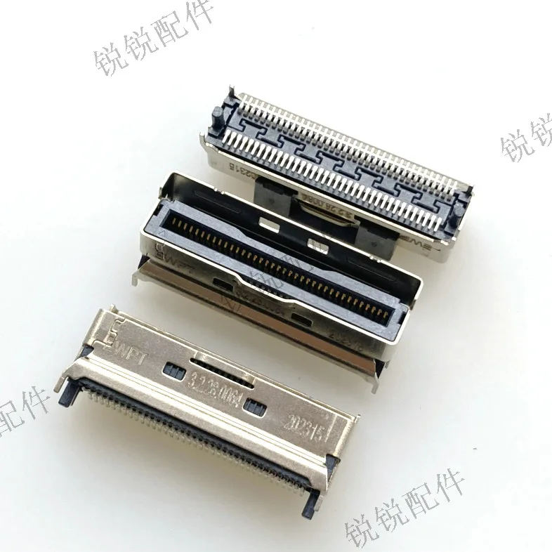 For LOW PROFILE SLIMSAS 74P High Speed Connector SFF-8654 Slot Vertical SMD Pin