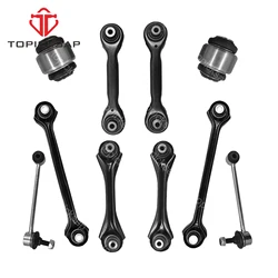 TOPICKSAP 10pcs Suspension Kits Rear Upper Trailing Control Arm Arms Track Guide Rods for BMW E90 325i 328i 2006 2007 - 2013