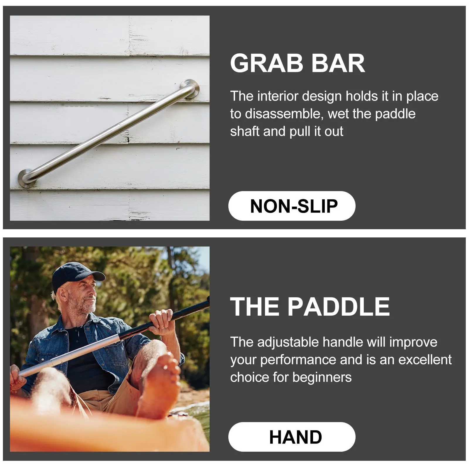 2 шт., нескользящий чехол для губчатого весла, ручки для весла, ручки для лодки, защитная защита для весла, удобные аксессуары