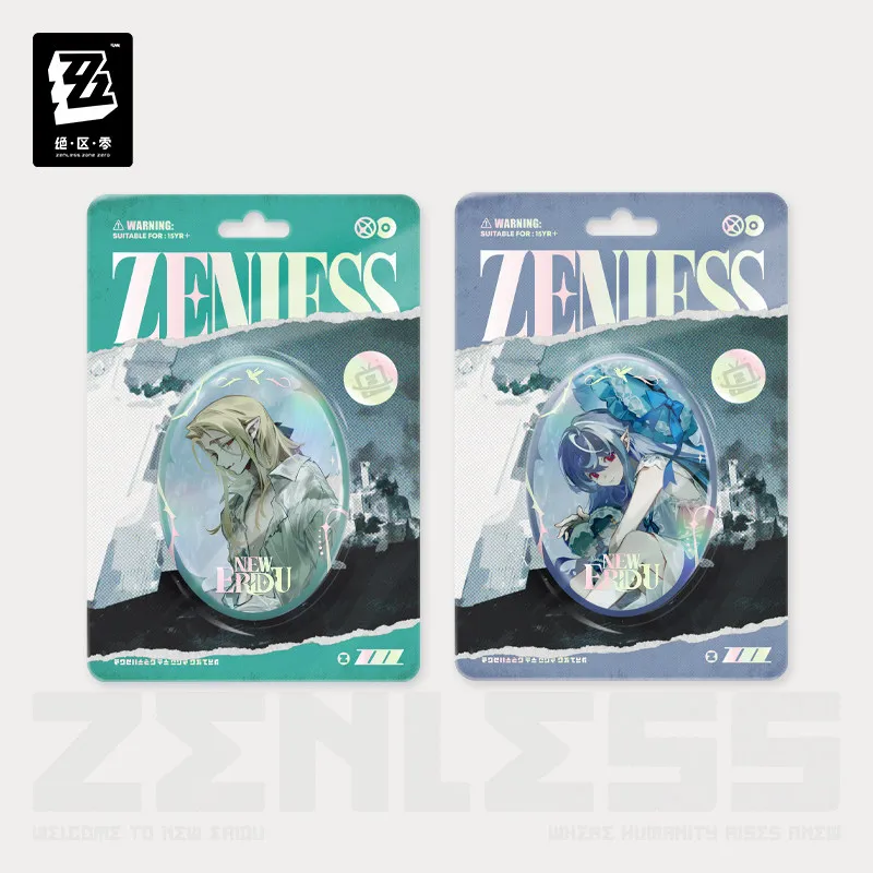 Official MiHoYo ZZZ Hugo Vivian Badges Brooch Laser Ticket Poster Mouse Pad Game Zenless Zone Zero Cosplay Decoration Gifts