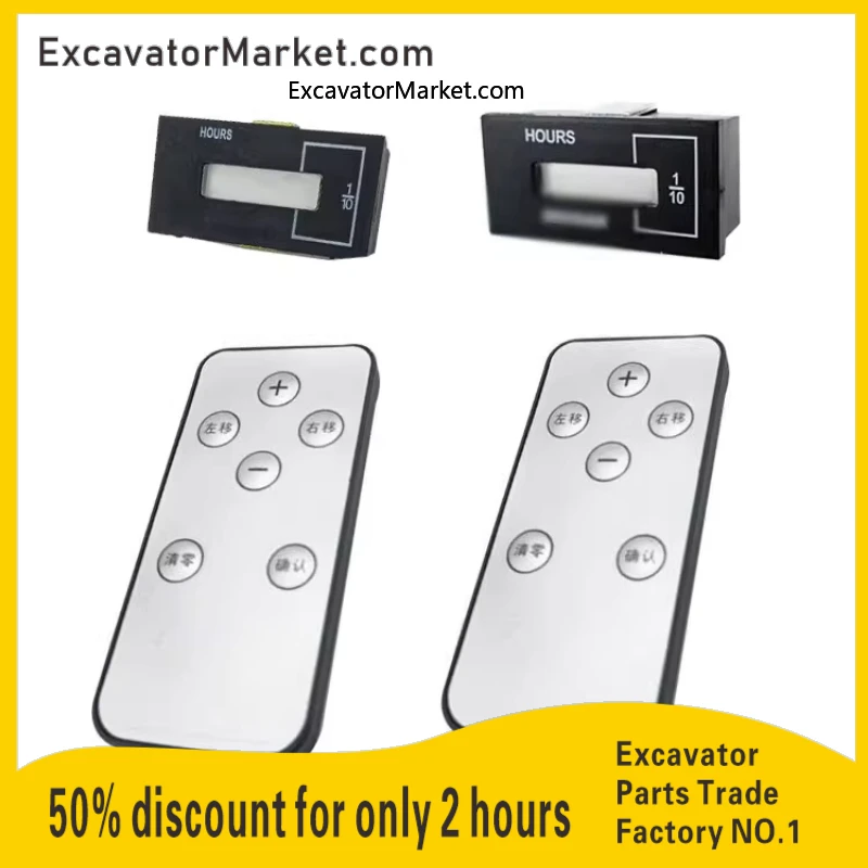 For Doosan daewoo dh Excavator 55 60 80 150 225 300-7-9 Timer Working Hour Table Excavator Parts