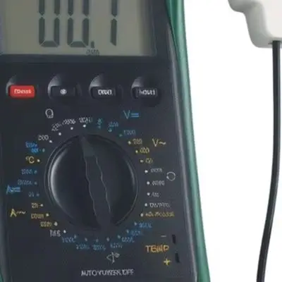 DY2201D Green ABS Car For Battery Tester Multimeter for Voltage Current Resistance Temperature Frequency Duty Cycle Width