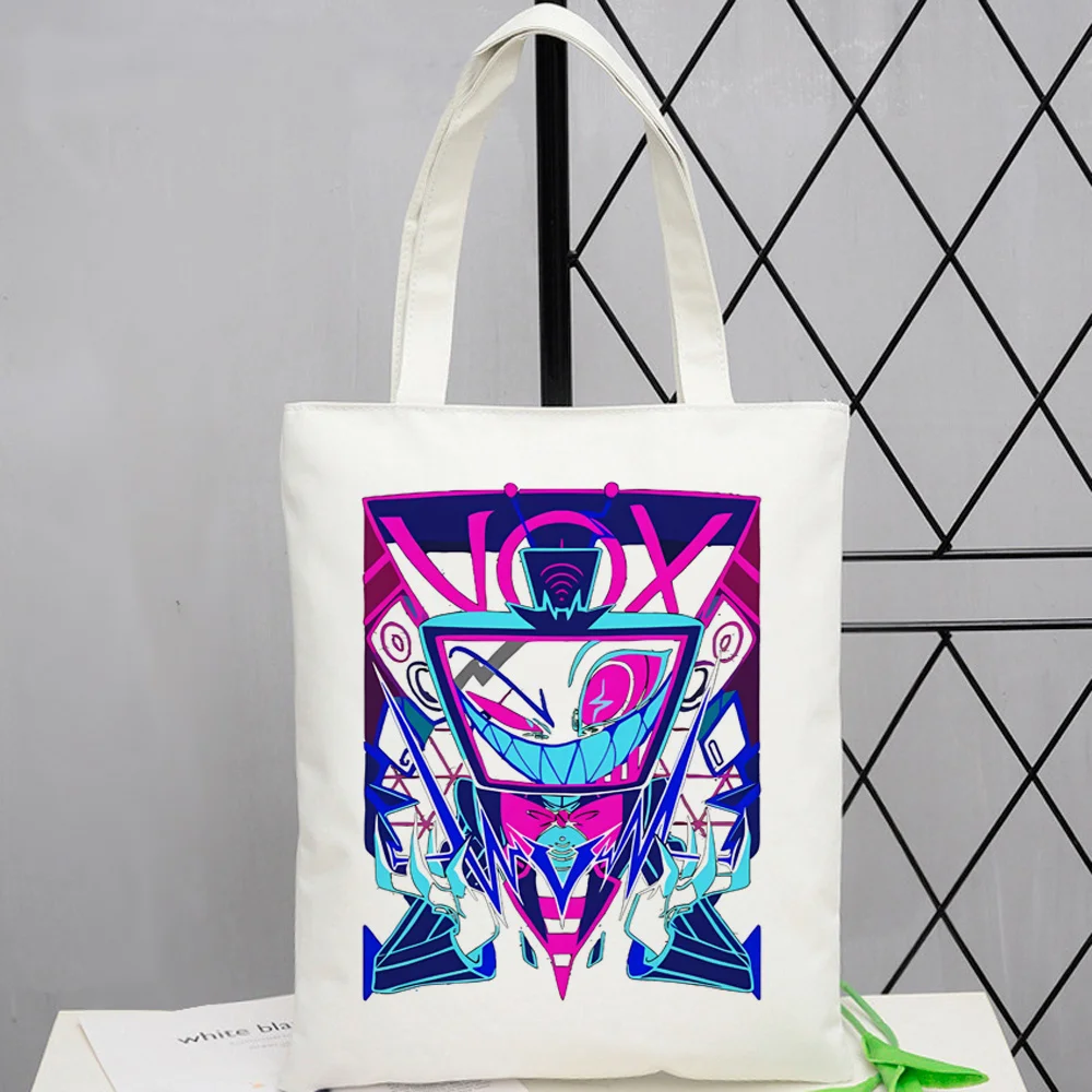 Vox Hazbin Hotel tote bag totebag shopper bolsas de tela einkaufstasche foldable femme