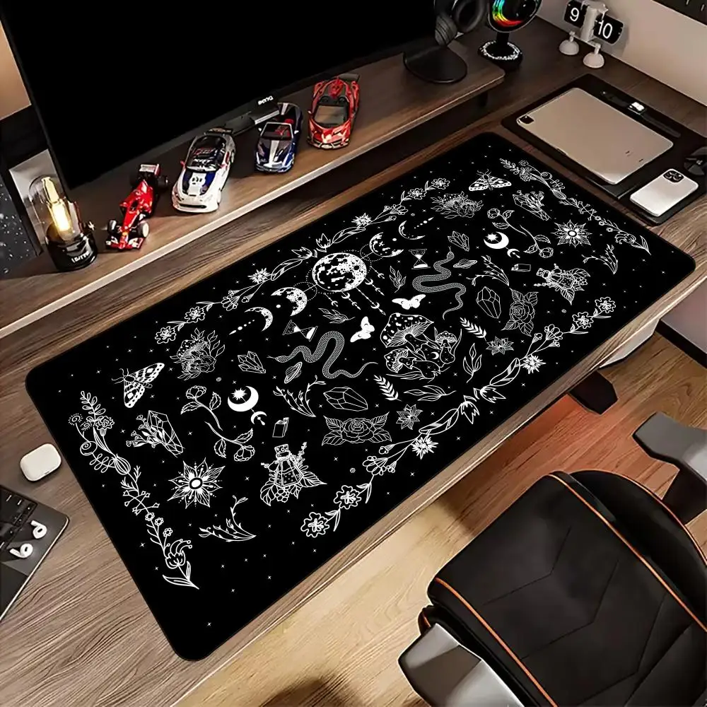 

Tarot card theme design Mouse Pad non-Slip rubber base Desk Mat with Stitched Edges pc accessories Gaming mat Extended pad rug