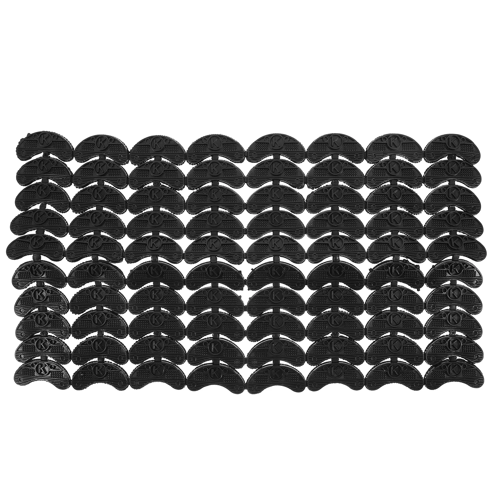 

40 Pairs Shoes Sole Repair Subsidy Nonslip Protectors Heel Material Replacement Grips Black Bottom Pads