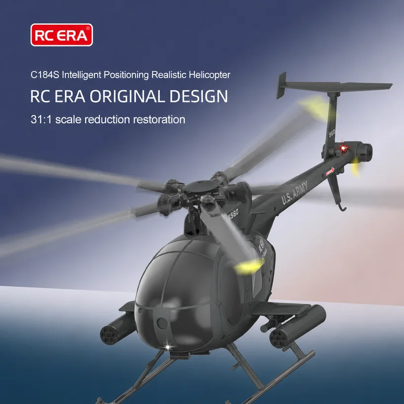 RC ERA 1:31 Scale C184S Bird Simulation Airplane Model Remote Control Helicopter Optical Flow Positioning Stunt Flying Backwards