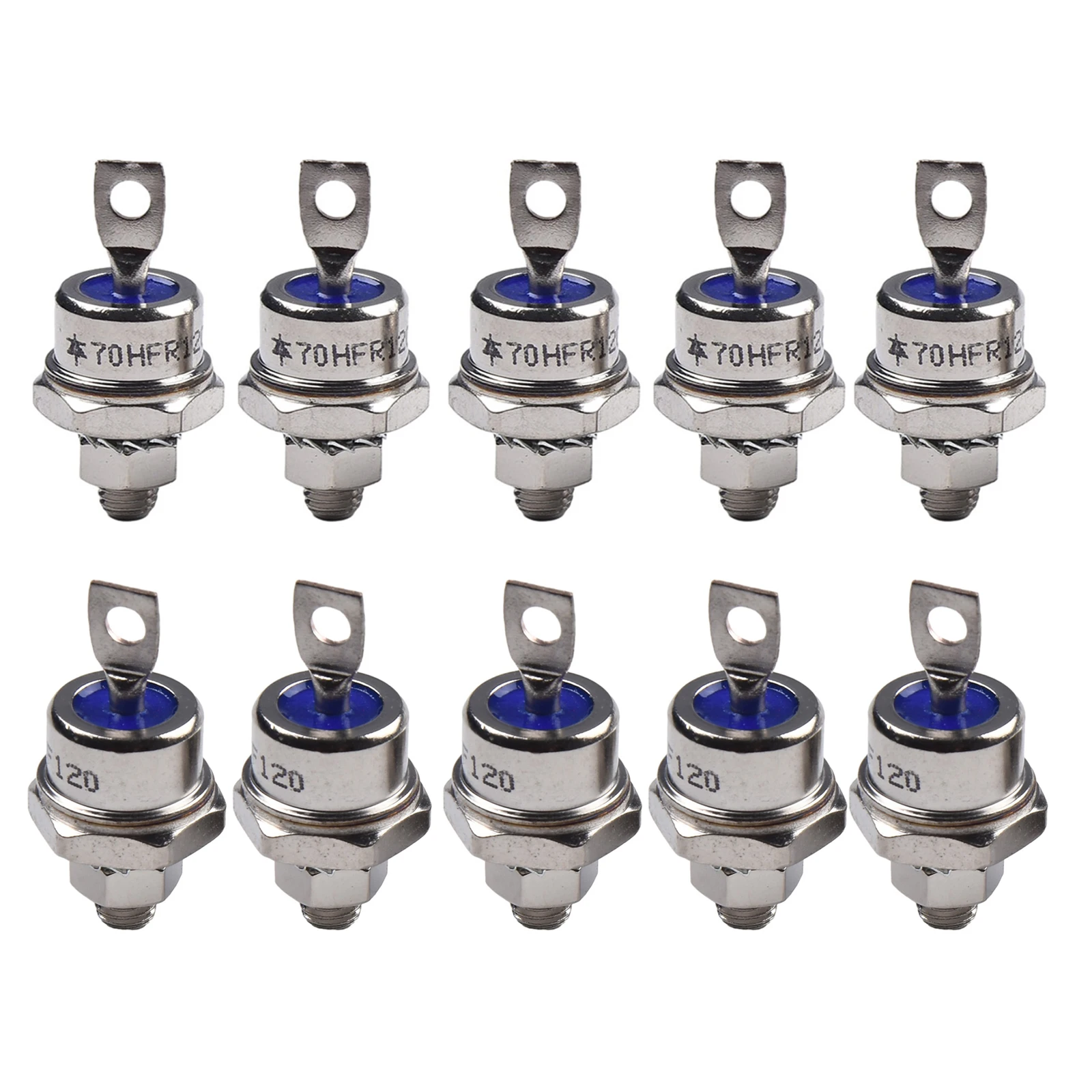 Imagem -03 - Diodos Retificadores Espirais para Conversor de Bateria Carregamento de Energia 70hfr120 com 70hf120 10 Pcs