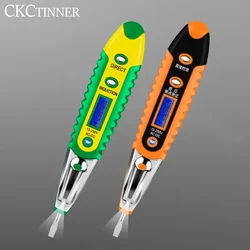 MultiDigital Test Pencil AC DC 12-250V Tester Electrical Screwdriver LCD Display Voltage Detector Test Pen Electrician Tools