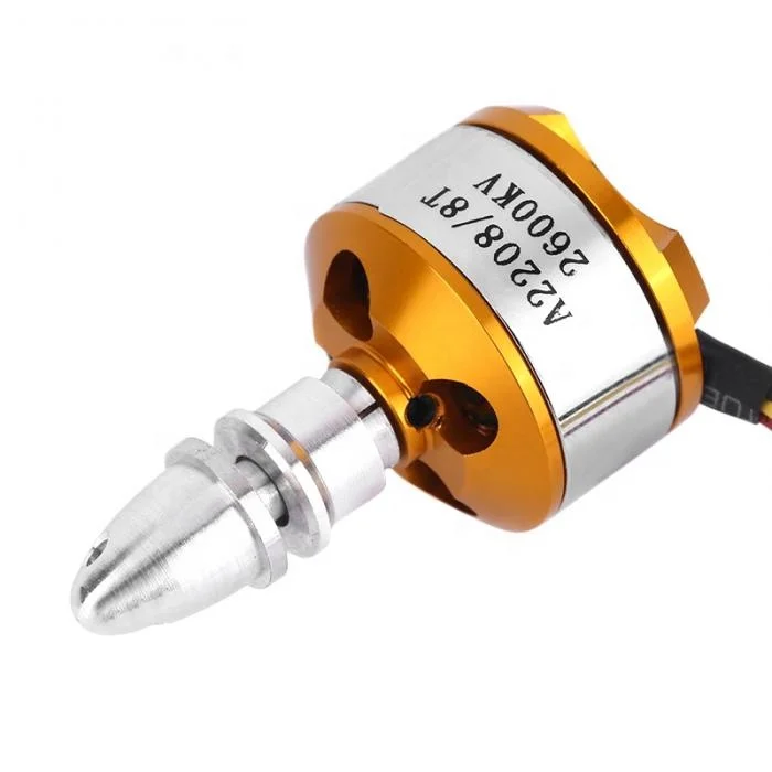 5PCS XXD A2208 브러시리스 모터 1100KV 1400KV 1800KV 2600KV 멀티콥터 브러시리스 아웃러너 모터 RC 고정익 드론 항공기용