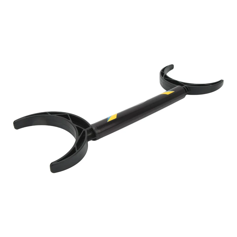 

Plastic Material Golf Swing Trainer Horn Pole Design Lightweight Build Alignment Aid Detachable Structure Swing Exerciser