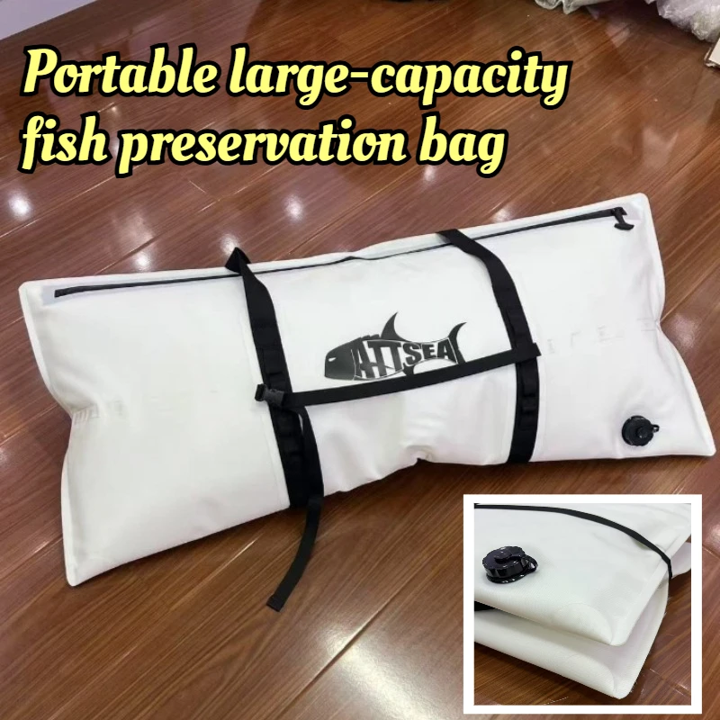 

Водонепроницаемая изолированная сумка для улицы, большая вместимость, консервация свежести, сумки для живой рыбы, многофункциональные принадлежности для рыболовных снастей
