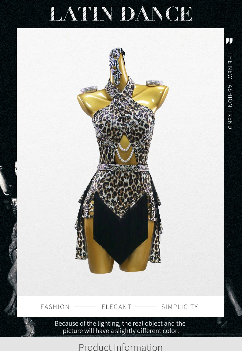 Damen-Ballkleid, Lateinamerikanisches Kostüm, Damen-Abschlussballanzug 2026, Mädchen-Party-Wettbewerbs-Outfit, Erwachsenen-Outfits, Sport-Performance-Kleidung – Detail 2