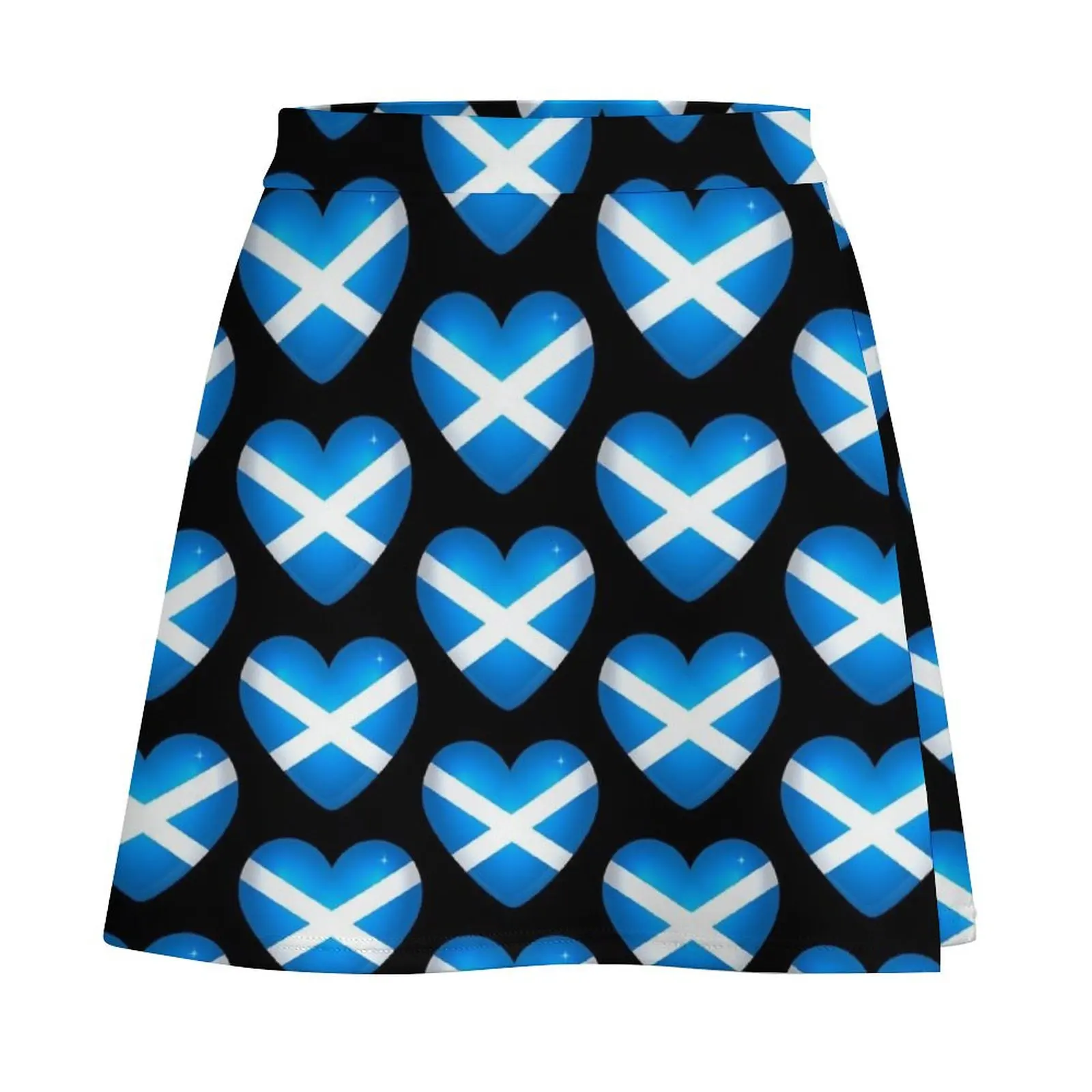 Scottish heart Mini Skirt women's skirt 2025 trend outfit korean style Mini Skirt