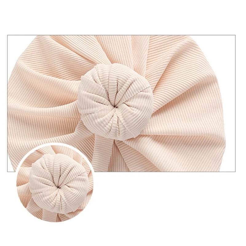 Baby Muslin Hat Toddler Turban Hats  Dress Cute Donut Knot Hat Winter Headdress for Infant Toddler Children