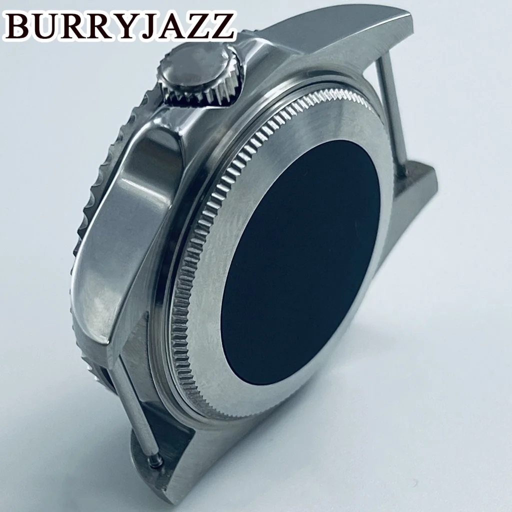 BURRYJAZZ 44mm SEA NH34 NH35 NH36 NH38 NH39 NH70 NH72 Watch Case Waterproof Sapphire Crysta Black Blue Green Ceramics Bezel