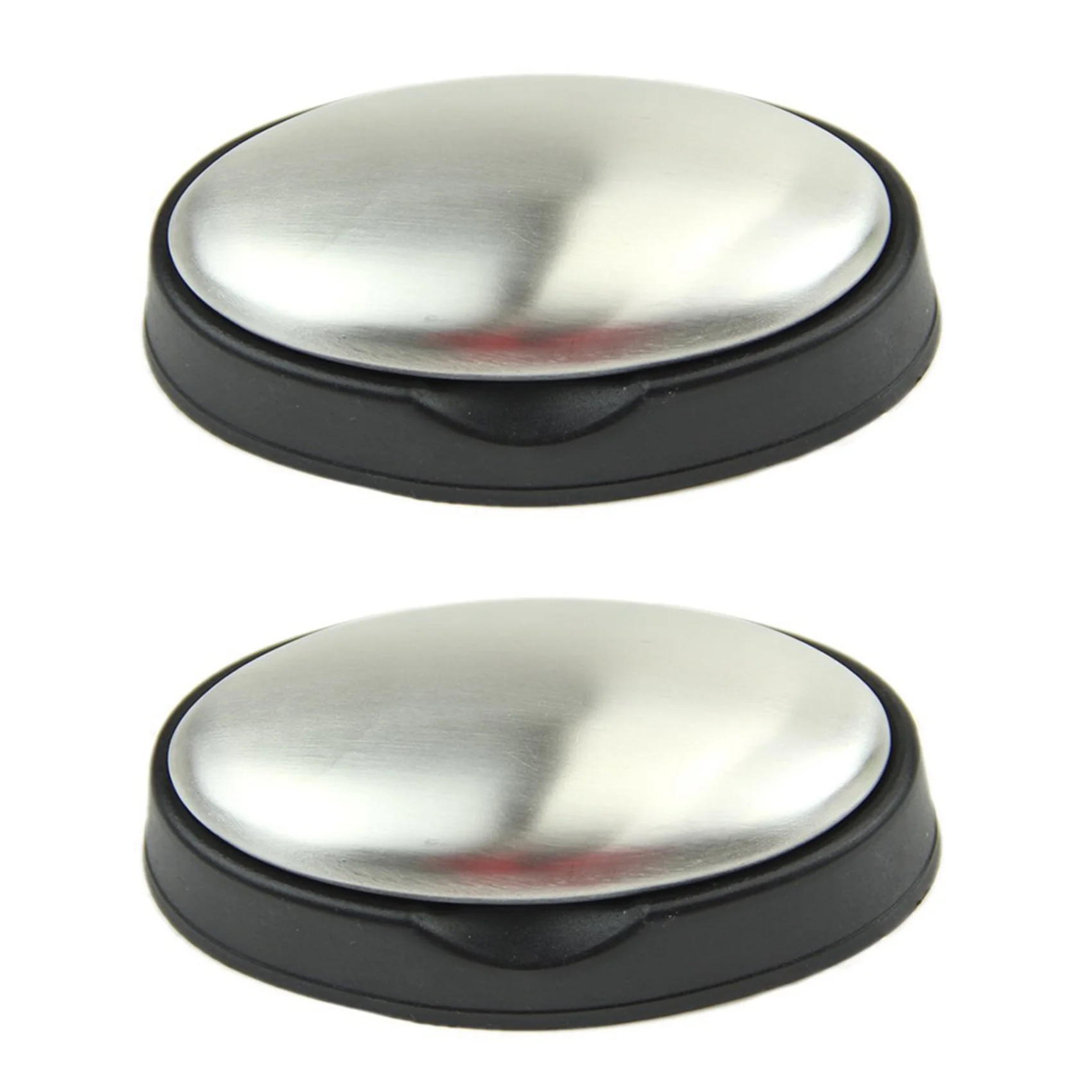 B15C 2X Stal Nierdzewna Mydło do Rąk Eliminujący Nieprzyjemny Zapach Usuwający Nieświeżość Uchwyt w Zestawie (88 mm x 46 mm x 19 mm)
