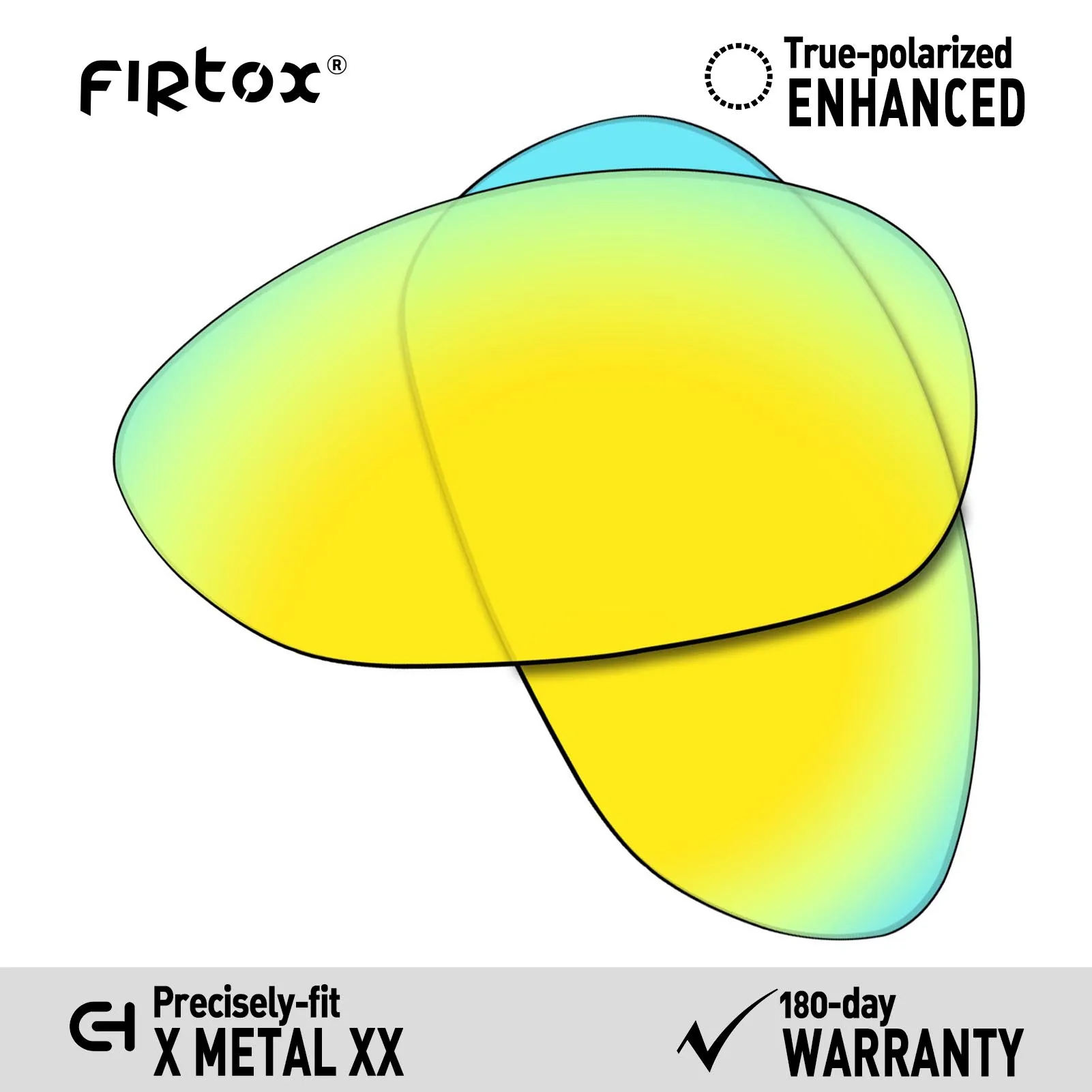 Firtox True UV400 Polarized Lenses Replacement for Oakley X Metal XX Sunglasses (Lens Only) - Multiple Colors