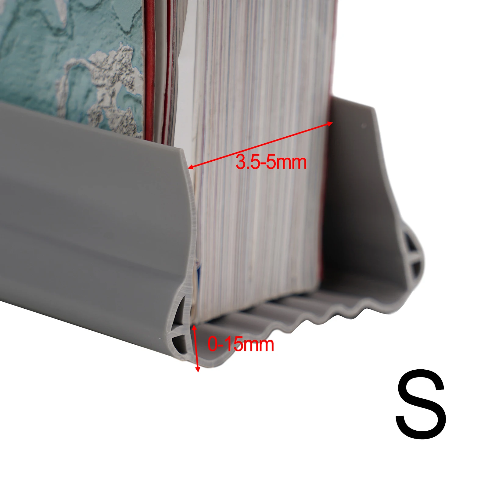 95*10 cm Deur Afdichting Strip Siliconen Rubberen Afdichting 1 M Deur Diepgang Excluder Strip Siliconen Rubberen Afdichting blocker Afdichting Weer Strip