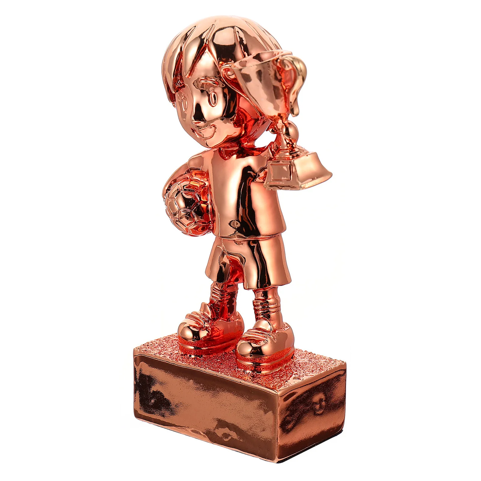 

Маленький футбольный приз из смолы, трофей с позолотой, украшение для рабочего стола, футбольный приз, вечерние сувениры, спортивная награда