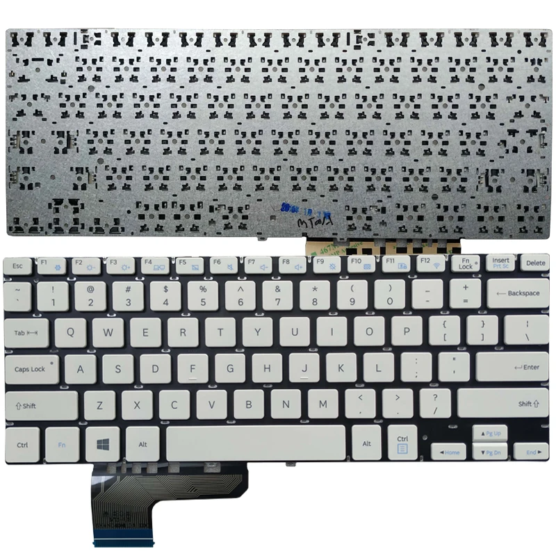 US Laptop Keyboard for SAMSUNG NP 905S3K 905S3L 910S3K 910S3L white