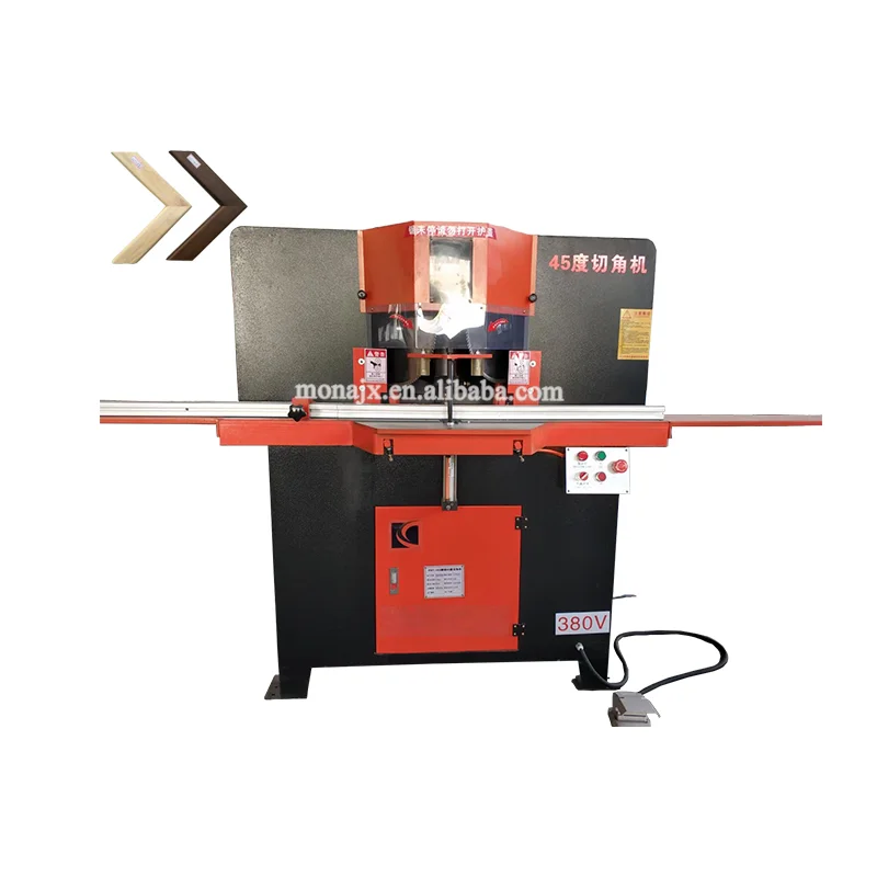 

45 Degree Double Saw Blade Aluminum Corner Photo Frame Cutting Machine Price for Window Door