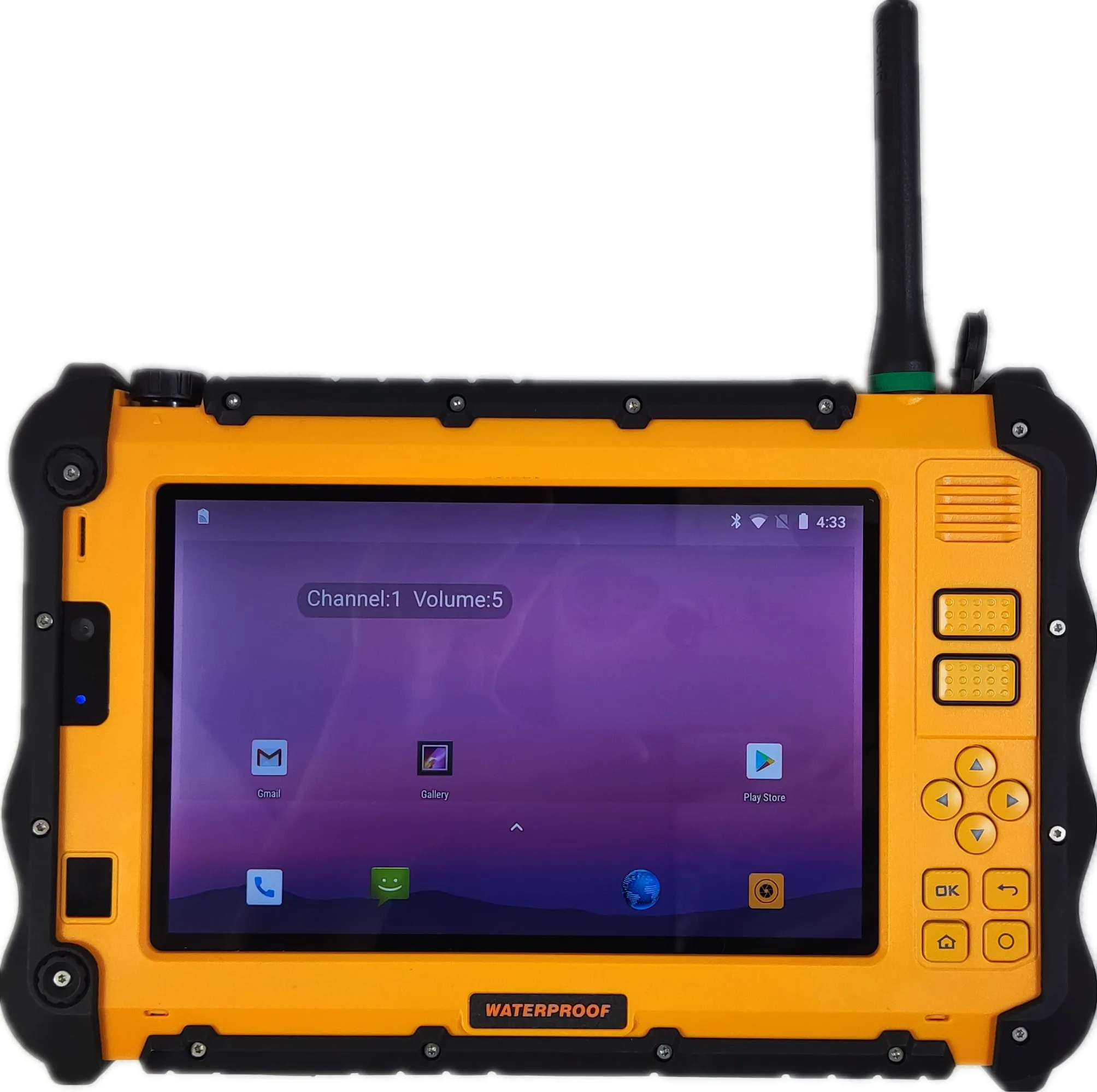 Imagem -04 - Original p2 Áspero Android Tablet pc Ip67 Impermeável Dmr Uhf Ptt Poc Zello Walkie Talkie Rádio 6gb Ram 128gb Rom 4g Lte 2023