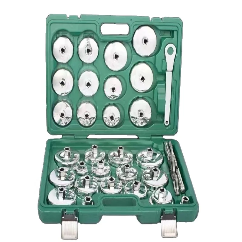 

Chrome Vanadium Steel Cup Disasembly Oil Filter Wrench for Auto Repair 27-piece Bowl Type Oil Filter Wrenches