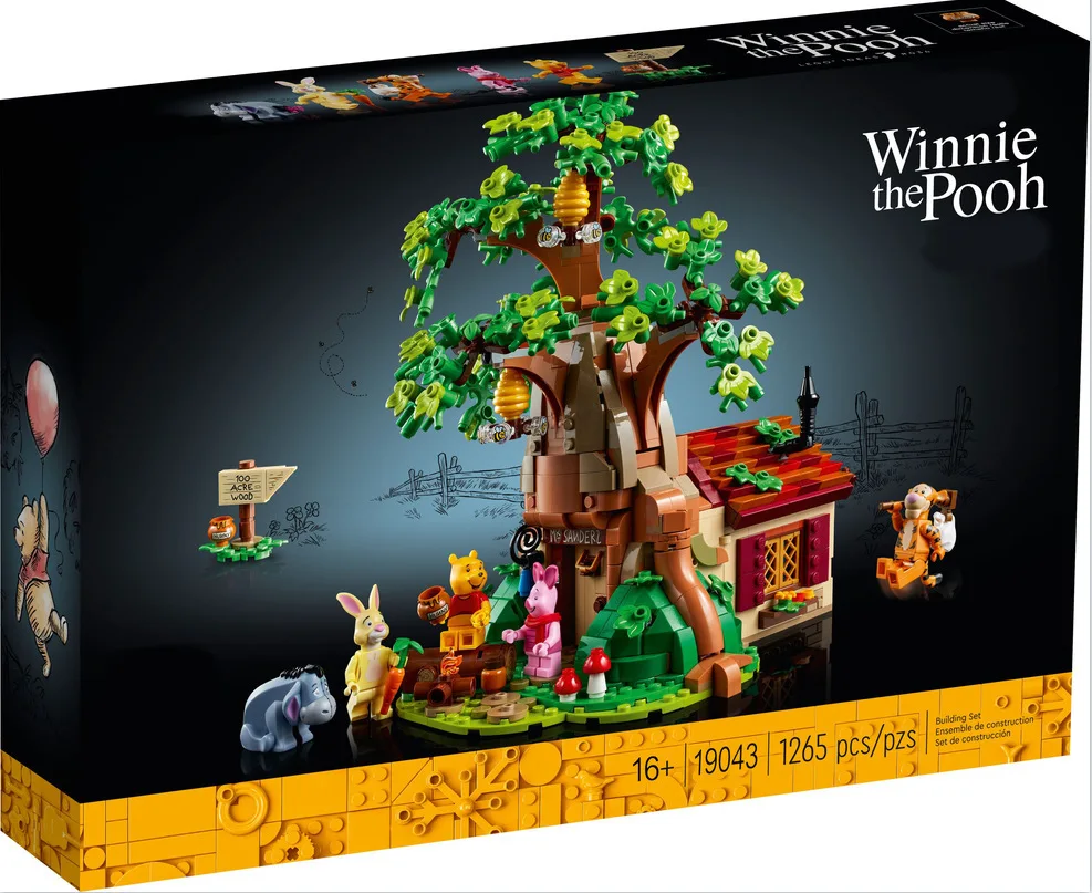 

1265 pcs Winnie the Pooh 61326 the Ideas series building block set 21326 Assembling Bricks For Children Boys Kids
