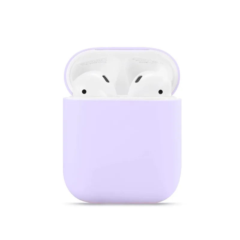 Ultra-thin Silicone Cases For Apple For AirPods 2 Generation Wireless Earphone Protective Cover Box For Air For Pods 1 Case Acce