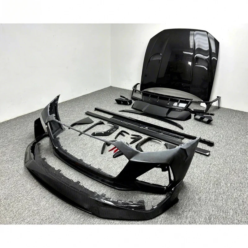 Premium Car Accsori MSY Style Dry Carbon Fiber Conversion Body Kits RS - Front Bumper Rear Diffuser Si Durle 5